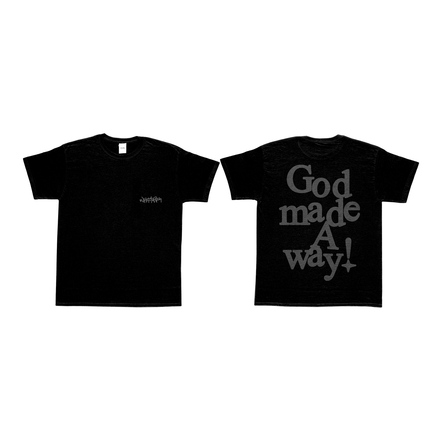 GOD MADE A WAY! TEE (BLACK)