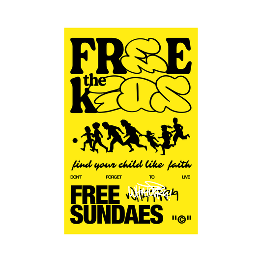 FREETHEKIDS POSTER (SIGNED)