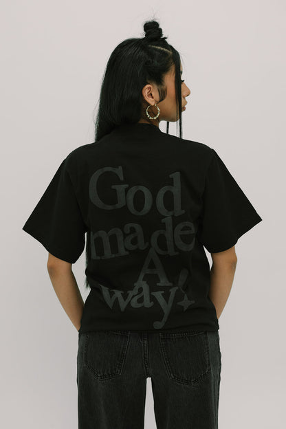 GOD MADE A WAY! TEE (BLACK)