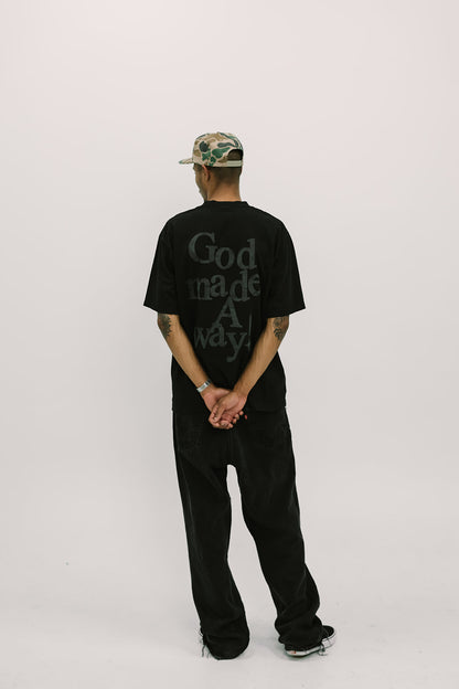 GOD MADE A WAY! TEE (BLACK)