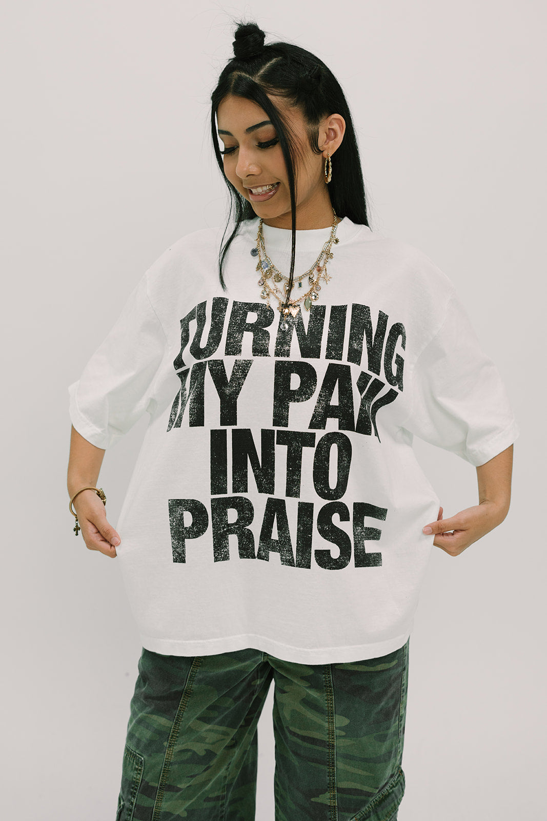 PRAISE DROP-SHOULDER TEE