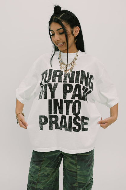 PRAISE DROP-SHOULDER TEE